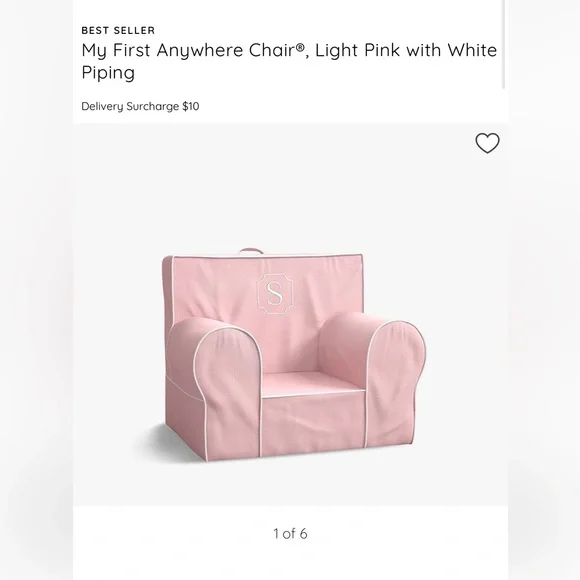 Pottery barn best sale my first chair
